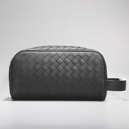 Toiletry Bag for Men, Leather Travel Toiletry Bag for Men, Dopp Kit Water Resistant Shaving Hygiene Bag for Bathroom Shower, Travel Size Toiletries, Travel Essentials