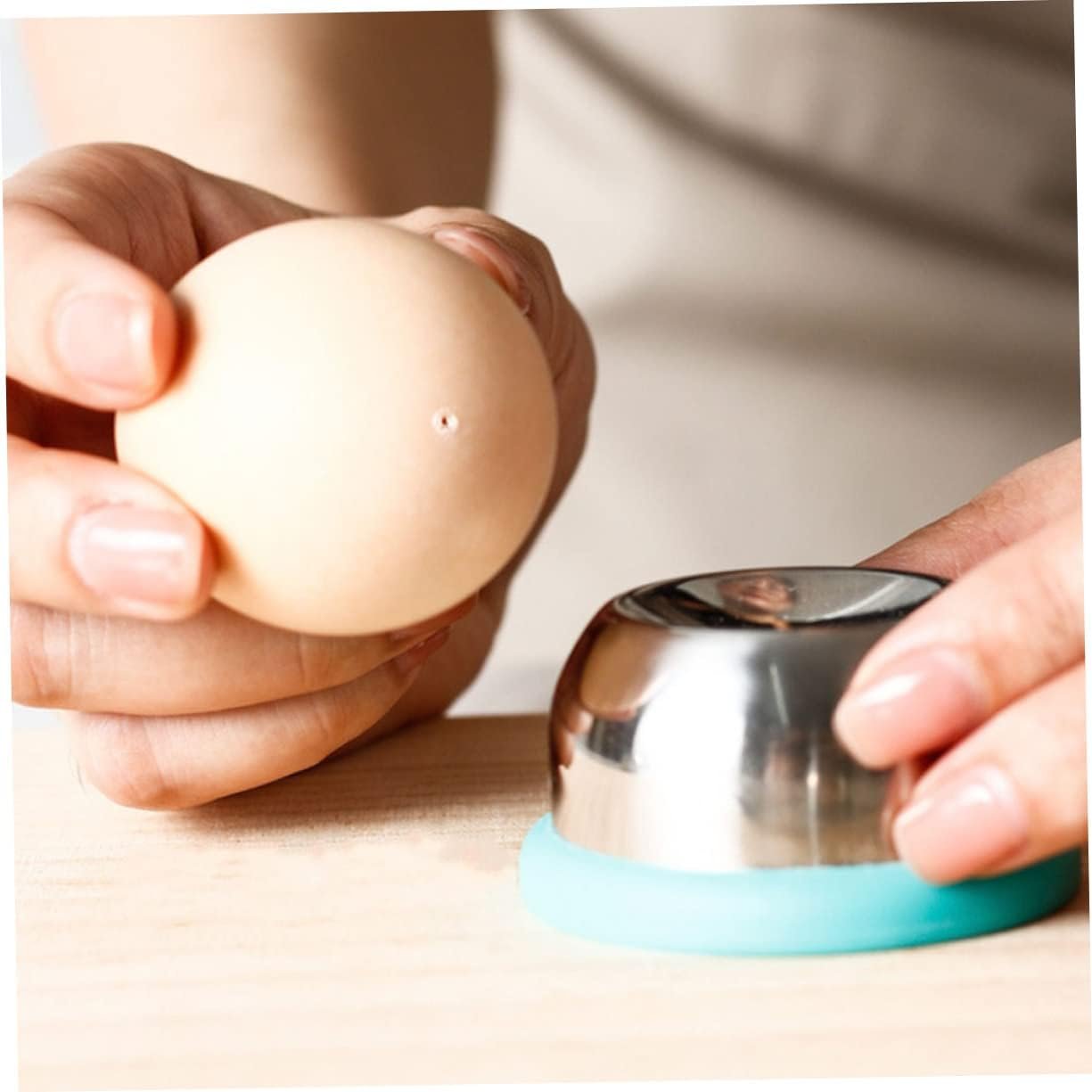 TIDTALEO 2pcs Home Egg Piercing Gadget Kitchen Utensils for Eggs (Assorted)