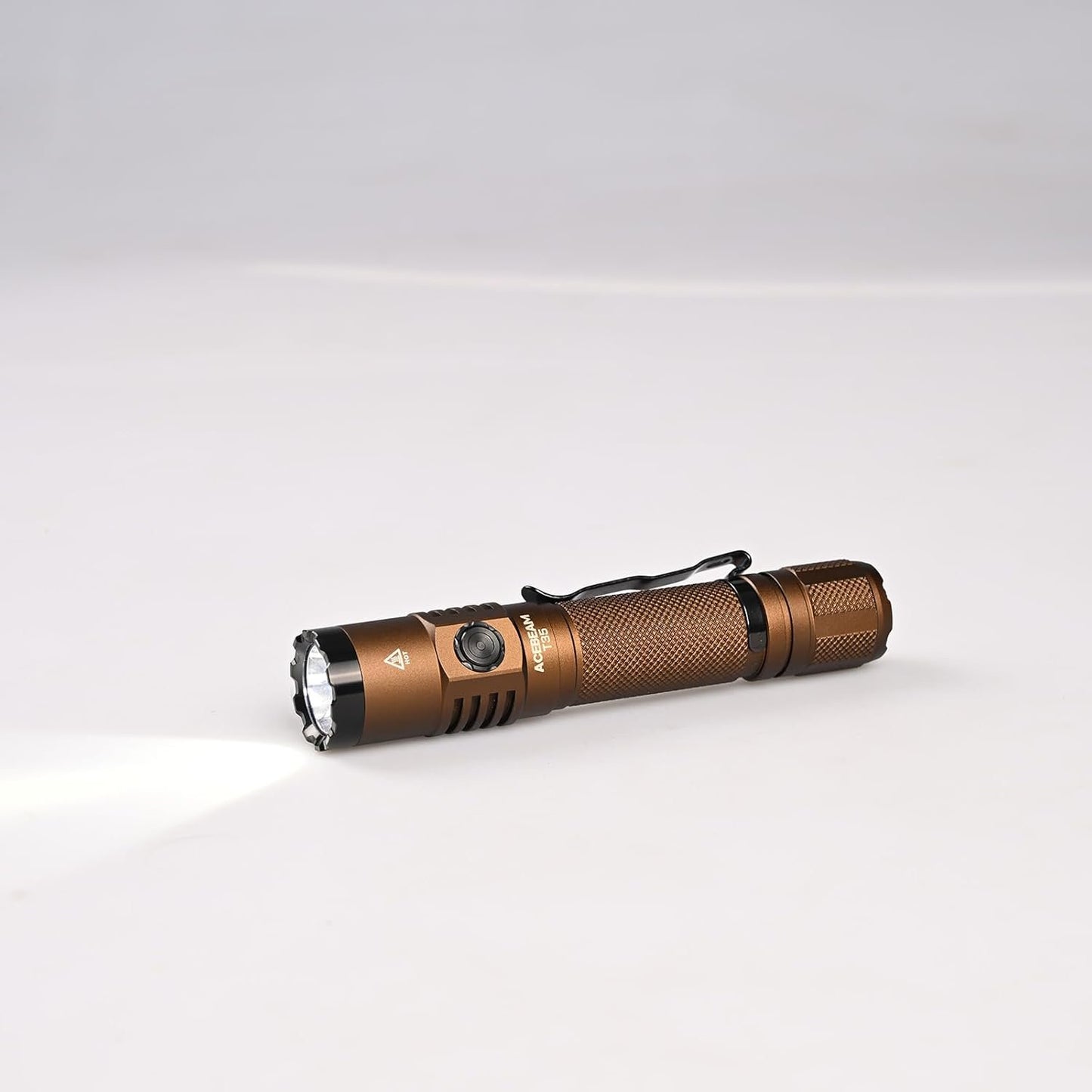 ACEBEAM T35 Tactical EDC Flashlight Gifts for Men, 1600 High Lumens Flashlight Rechargeable, Dual Switches Tactical Flashlight, Super Bright Pocket LED Flashlight for Emergency, Camping, T35-C-5000K