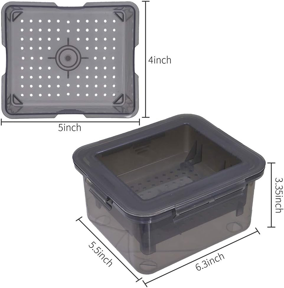 DGQ Tofu Press, Tofu Press Maker Tofu Presser Drainer Gadget Built in Tofu Strainer and Drip Tray Easy Remove Water from Tofu and Other Food for More Delicious (Gray)