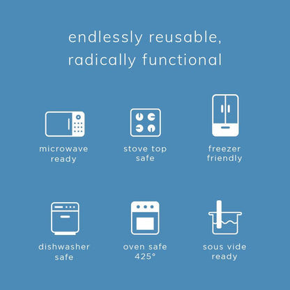 Stasher Premium Silicone Reusable Food Storage Bags, 6-Pack, Multi, Multi-Use Food Storage Bags, Lunch Bag, Travel Containers, BPA Free, Leak-free, Dishwasher-Safe, Eco-friendly