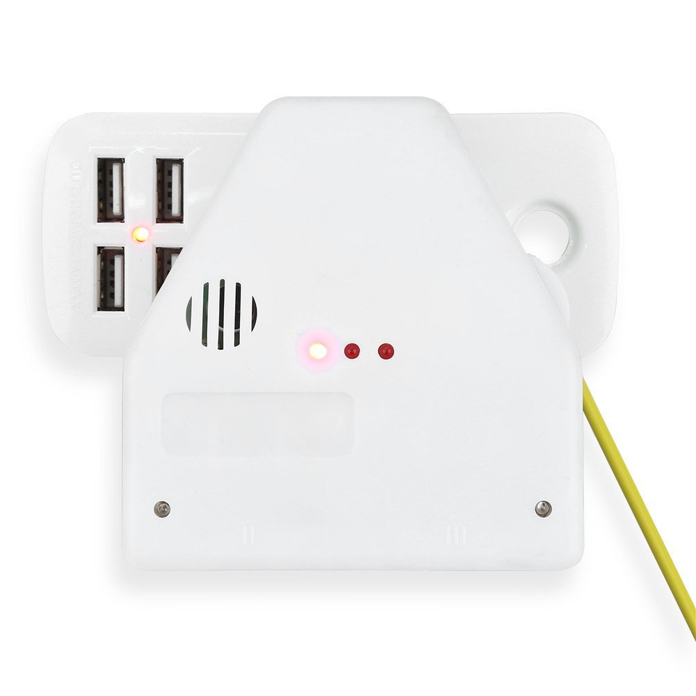 Clap On Off Switch, Sound Activated On Off Control for Home Appliances, Superior Fireproof, Clap Detection Lights, Multifunctional, White, US Plug, 110V, Home Automation