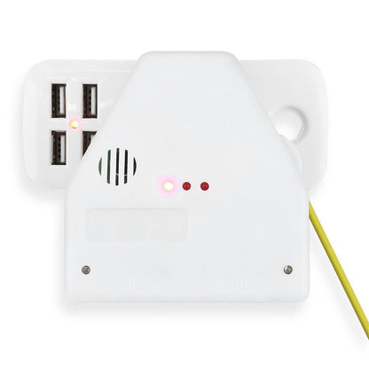 Clap On Off Switch, Sound Activated On Off Control for Home Appliances, Superior Fireproof, Clap Detection Lights, Multifunctional, White, US Plug, 110V, Home Automation