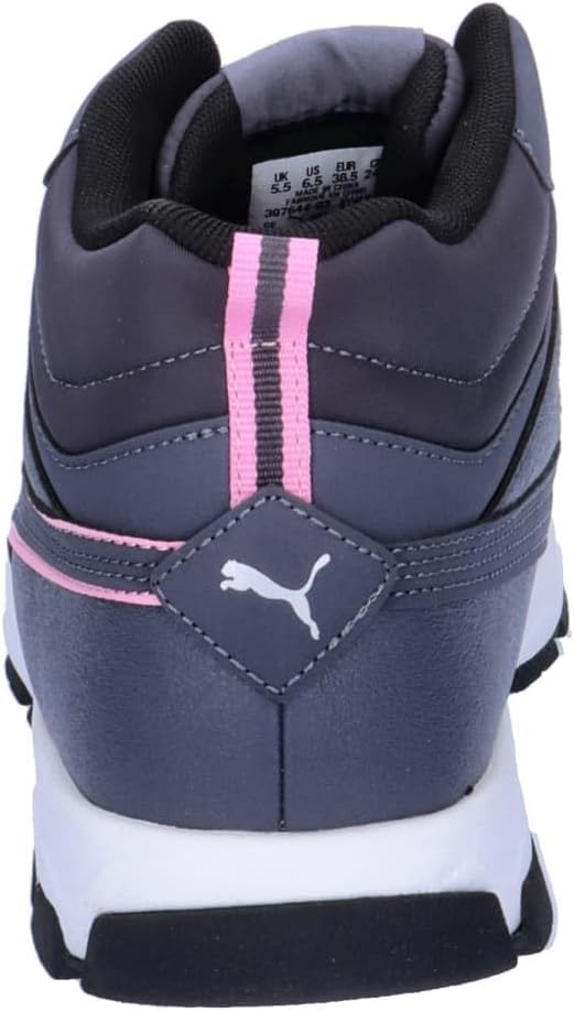 Puma JR 397644 Evolve Trail Sneakers, Kids, Galaxy Tech Gray/Mauve Out (03), 25.0 cm