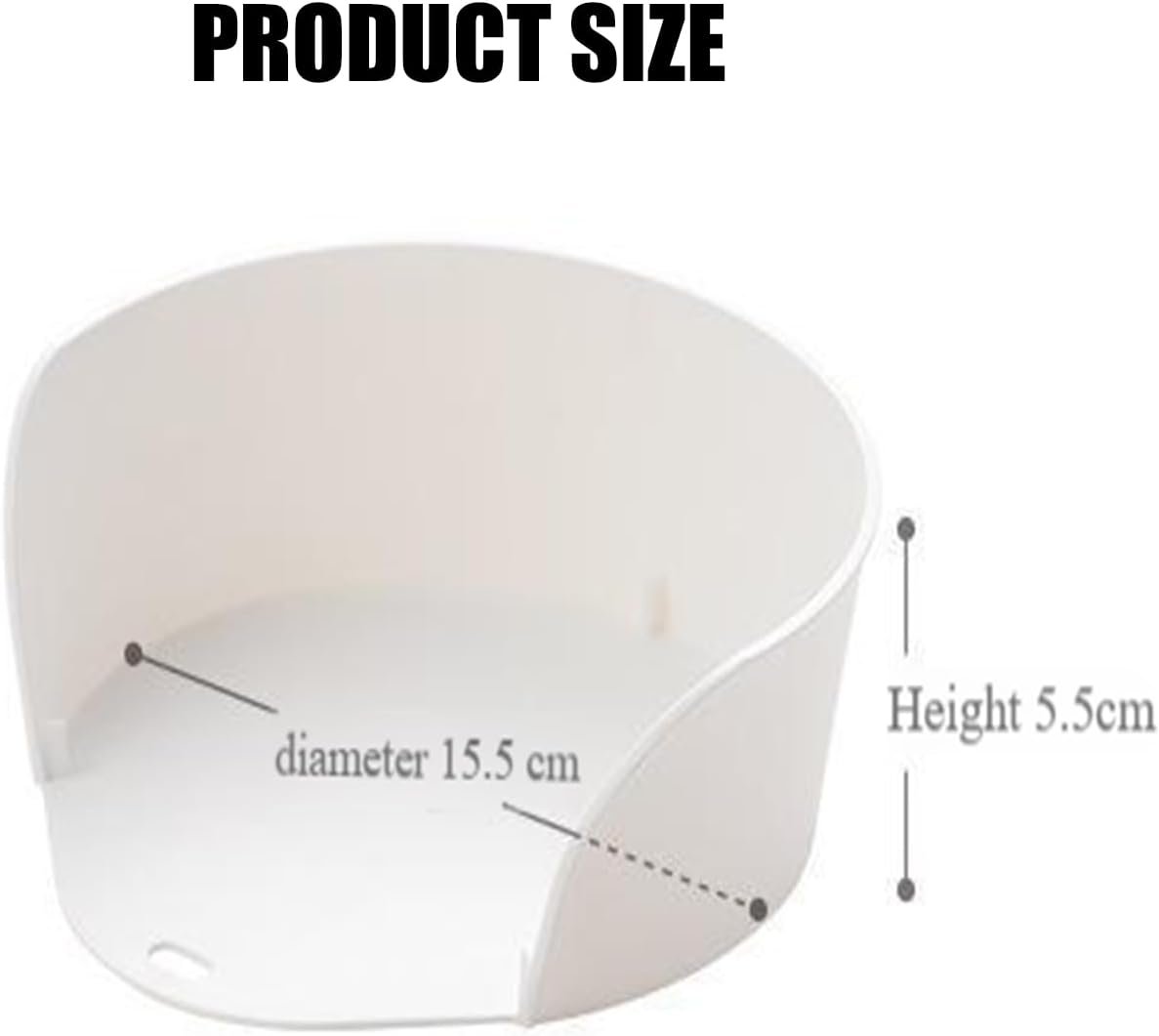 3/4PCS Food Prep Bowls for Cutting Board, Food Preparation Tray,Convenient Chopping Board Side Dish Plate (3PCS)