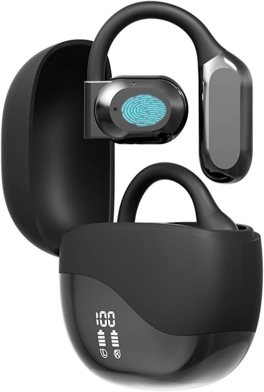 AI Real Time Translation Earbuds,144 Languages Real Time Translator,Bluetooth Wireless Instant Translation Headset Device for iOS and Android,Noise Reduction Open Ear Language Translation Headset