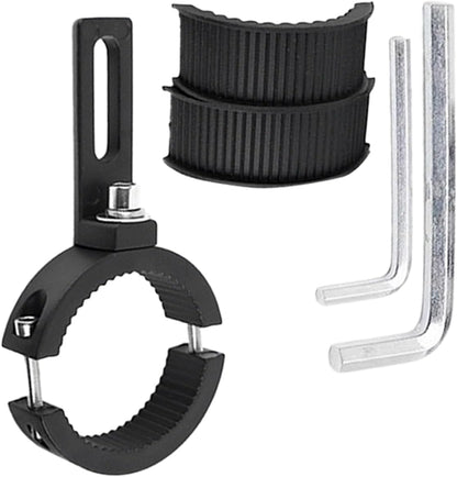 Generico Motorcycle Spotlight Bracket, Auxiliary Light Clamp, Compact Design Tube Mount, Headlamp Holder Mount for Adventure Rides, Daily Urban Commute, Cruisers, Bikes, Black