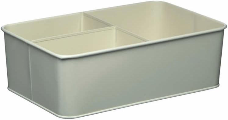 KitchenCraft Living Nostalgia Metal Cleaning Caddy, 33 x 21 x 26 cm - Antique Cream