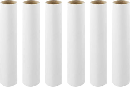 Voiemifore Lint Rollers 6 Refills Full 9.5 Inch For Clothes,Sofa, Bed And Carpet, Lint Roller For Pet Hair, Cat Hair Dog Hair, Dust,1 Telescopic Rod(6PCS)