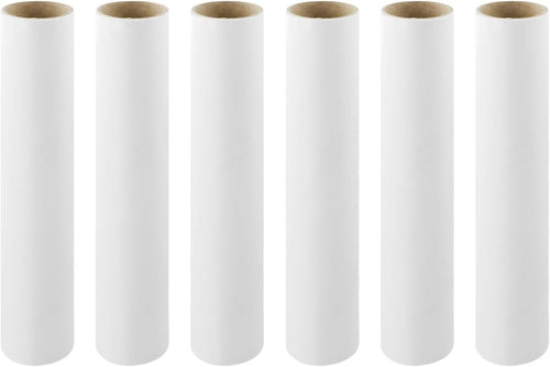 Voiemifore Lint Rollers 6 Refills Full 9.5 Inch For Clothes,Sofa, Bed And Carpet, Lint Roller For Pet Hair, Cat Hair Dog Hair, Dust,1 Telescopic Rod(6PCS)