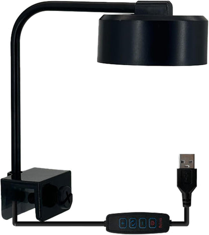 LED Aquarium Light, Saltwater Fish Tank Lamp, Smart 3 Mode Brightness Control, 15.5x6x13.6cm, 360 Adjustable Lighting, for Shrimp, Marine Fish, Coral Reef, Freshwater Displays
