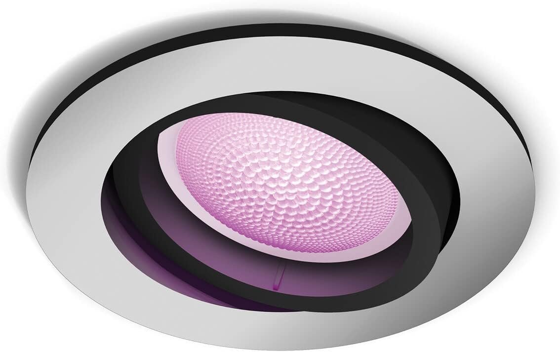 Philips Hue Centura White and Colour Ambiance Smart Ceiling Light [Round - White] with Bluetooth, Compatible with Alexa, Google Assistant and Apple Homekit