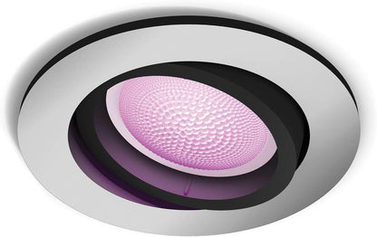 Philips Hue Centura White and Colour Ambiance Smart Ceiling Light [Round - White] with Bluetooth, Compatible with Alexa, Google Assistant and Apple Homekit