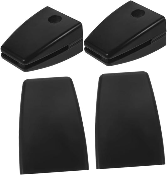 COHEALI 4Pcs Desk Divider Clamps Screen Partition Clips for Office Table Sturdy Glass Board Holders for Easy Installation and Workspace Organization