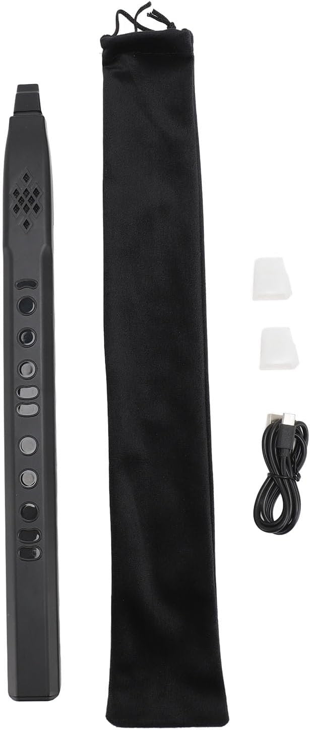 Annadue Mini Set per Strumenti a Fiato Elettronici, Sassofono Elettronico MIDI, Supporta 13 Toni, con 12 Tipi di Accompagnamento, 15 Livelli di Volume Regolabile, 800 mAh.
