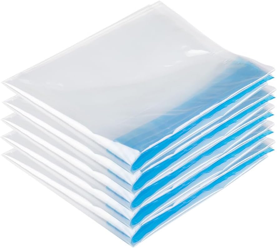 Space-Saving Compression Bags - Essential Travel Accessories - No Vacuum or Pump Needed - Vacuum Storage Bags for Travel and Home Organization - Packing Organizers (10)