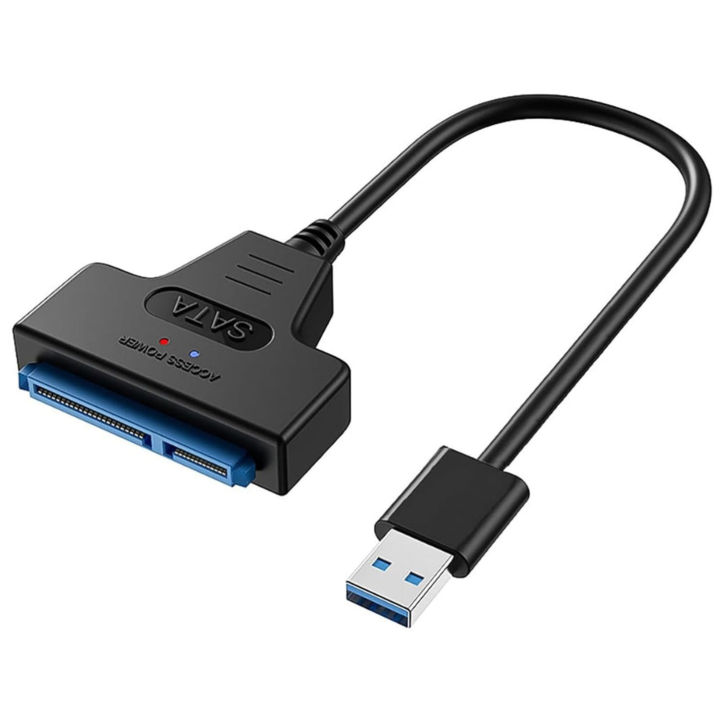 SATA to USB Cable, USB 3.0 to SATA III Hard Driver Adapter Compatible for 2.5 inch HDD and SSD (USB-A 3.0 to SATA)