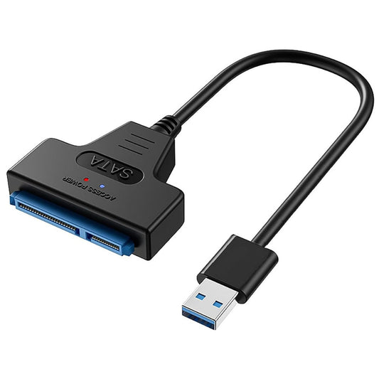 SATA to USB Cable, USB 3.0 to SATA III Hard Driver Adapter Compatible for 2.5 inch HDD and SSD (USB-A 3.0 to SATA)
