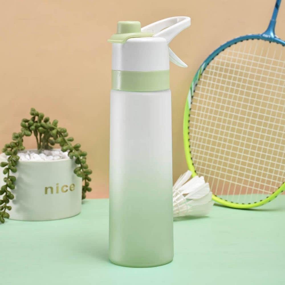 22 Oz Mist Spray Water Bottle Portable Sport Water Bottle Anti-Leak Drinking Cup with Mist Hydration