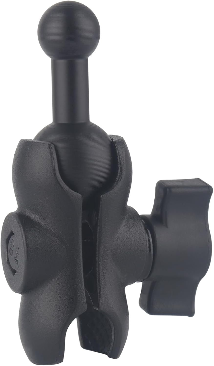 1 inch to 17mm Ball Adapter for RAM Mounts B Size Double Socket Arm, Compatible with Garmin GPS, 25mm Female Socket to 17mm Male (2.4" Short Arm)