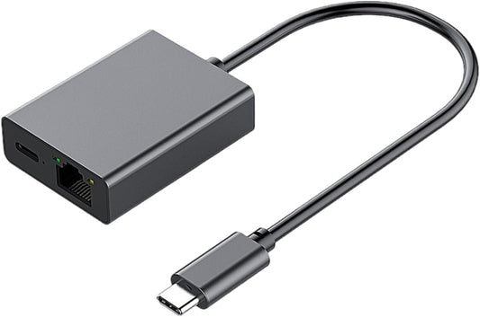 USB C to RJ45 Ethernet Adapter for Phone Laptop Streaming Devices USB to RJ45 Networking Adapter for Stable Connection