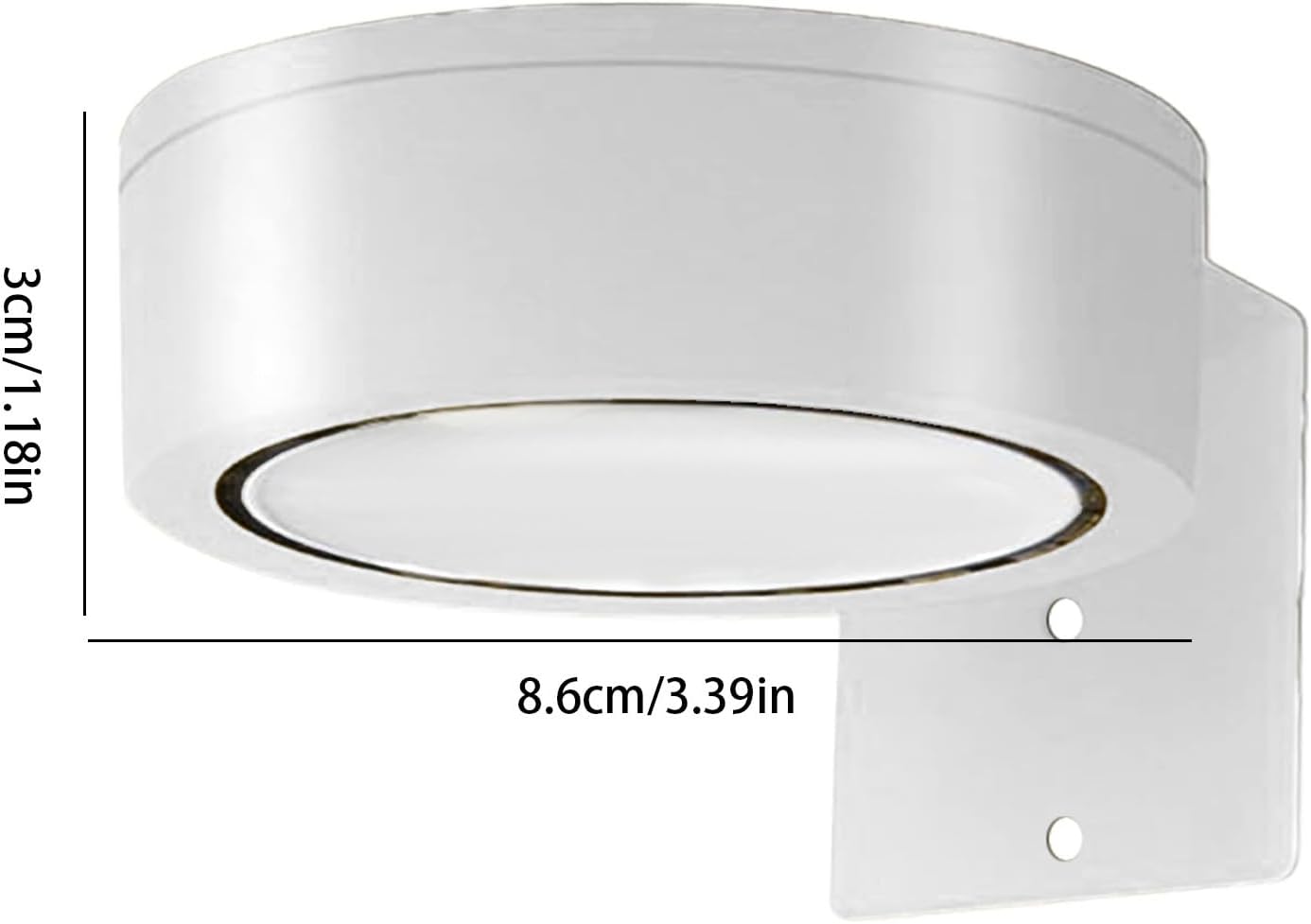 Generico Picture Lights, Smart Control Wall Art Light, 3.39x1.18 Inches, Cordless Frame Spotlight, Adjustable Timer Function for Painting, Photo, Poster Display, Gold, Black and White