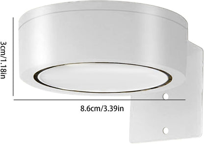 Generico Picture Lights, Smart Control Wall Art Light, 3.39x1.18 Inches, Cordless Frame Spotlight, Adjustable Timer Function for Painting, Photo, Poster Display, Gold, Black and White