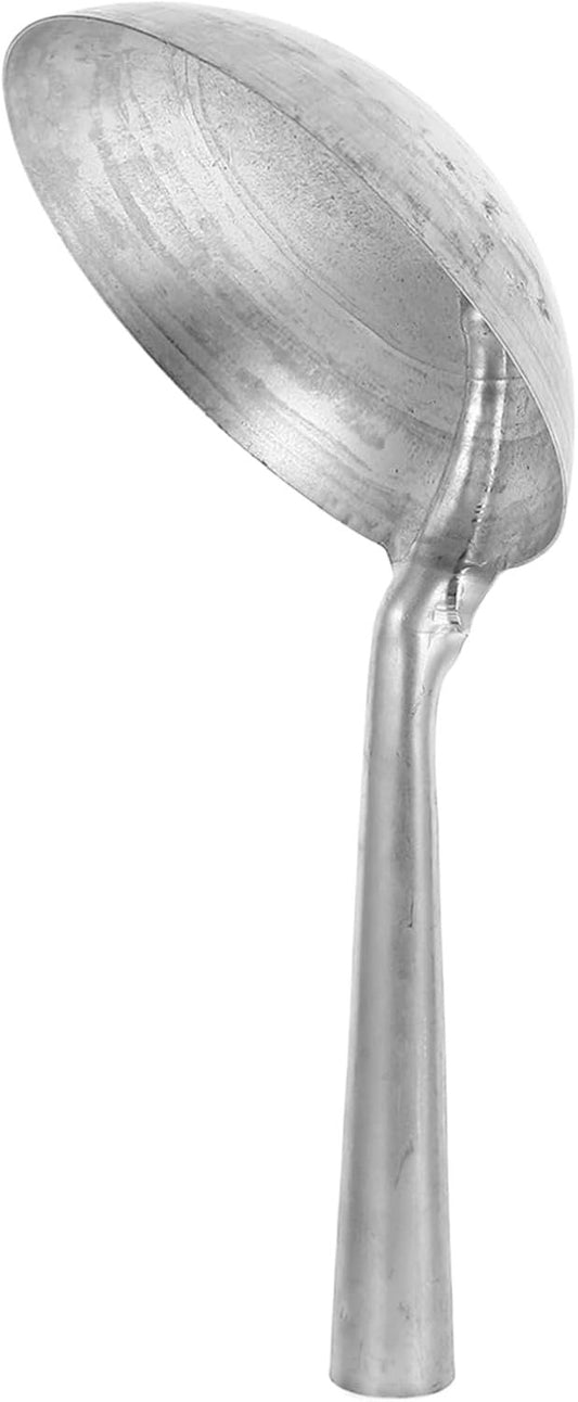 Abaodam Iron Water Ladle Scoop for Feeding and Watering Durable Heavy Duty Metal Construction with Ergonomic