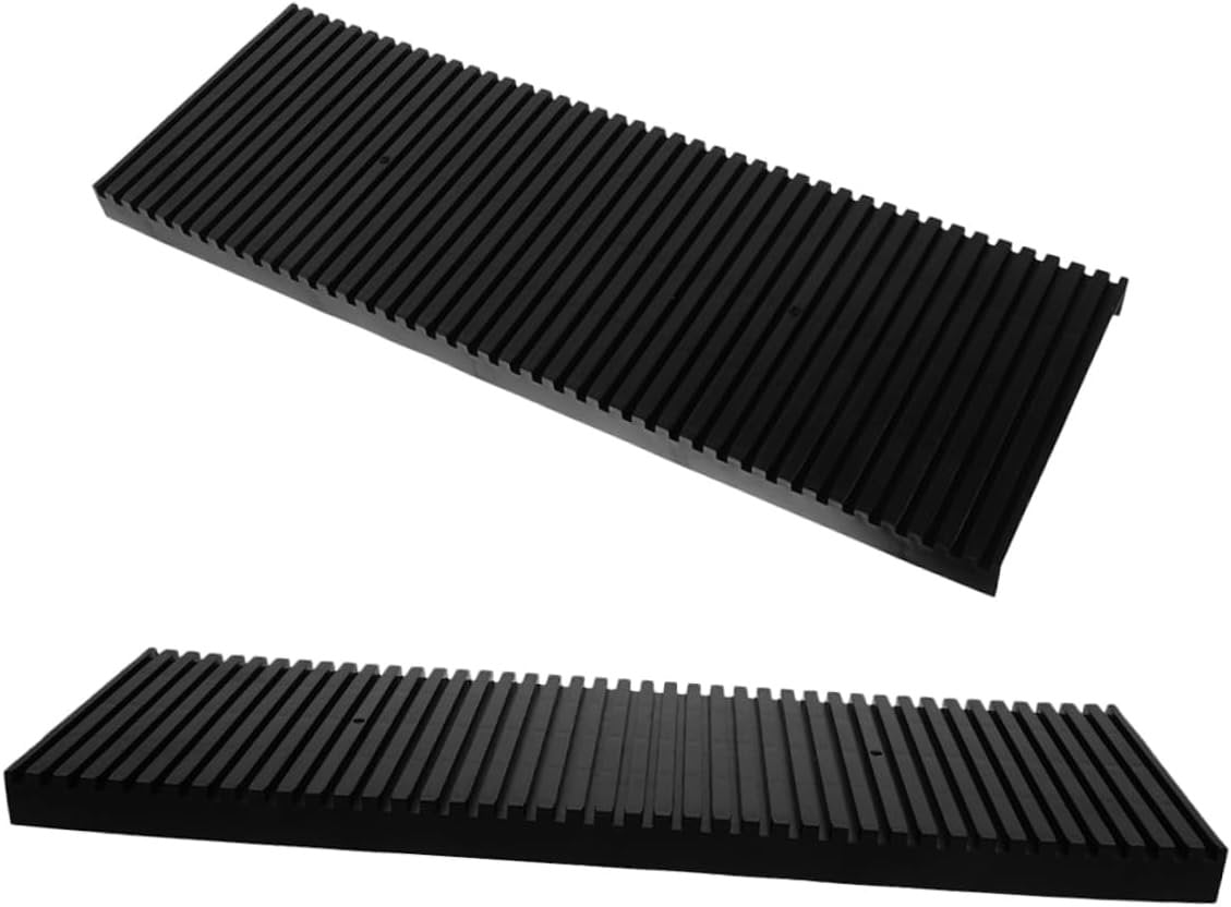 HOMOCONO 2pcs Antistatic Storage Rack for Drying Static Tray with Striped Design Efficient Electronic Circuit Board Holder for Workspace Organization
