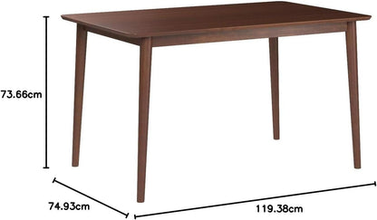 ZINUS Jen 47 Inch Wood Dining Table / Solid Wood Kitchen Table / Easy Assembly, Espresso
