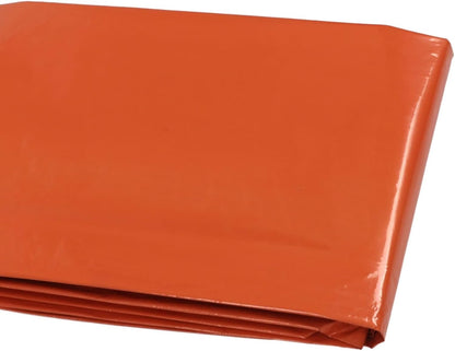 Survival Tent, PE Aluminum Film with High Performance Camping Tent Emergency Shelter for Outdoor Emergency (Orange Tent) (Orange Tent with Storage Bag)