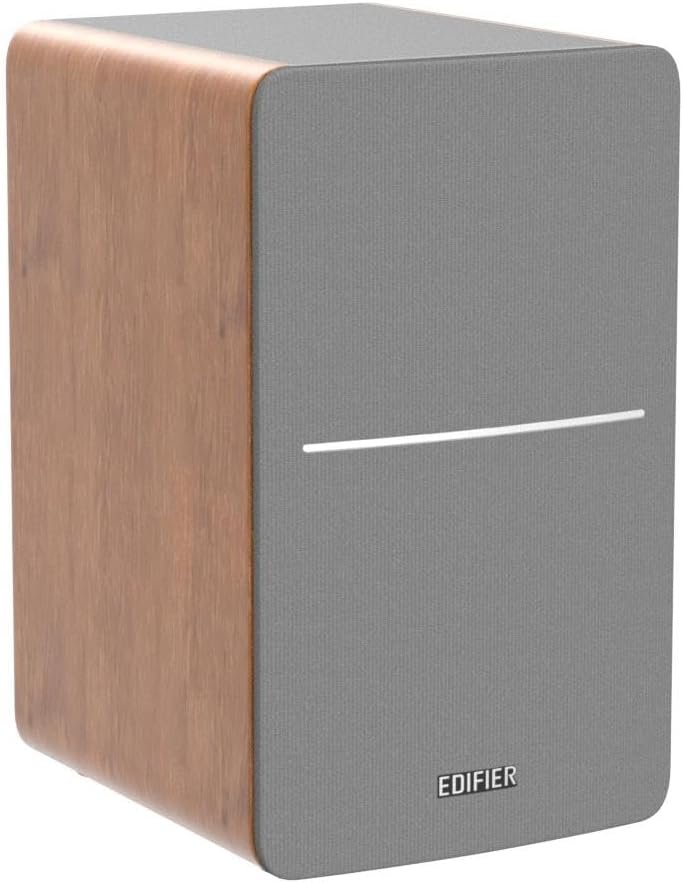 Edifier P12 Passive Bookshelf Speakers - 2-Way Speakers with Built-in Wall-Mount Bracket - Wood Color - Pair - Needs Amplifier or Receiver to Operate