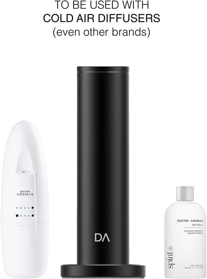 Doctor Aromas Clove Bud, Cinnamon, Gurjum Balsam, Mist Refill for Essential Oil Diffusers – Fresh Premium Aroma, Fragrances or Scent for Home, Rooms, Office, and Bathroom (Spirit)