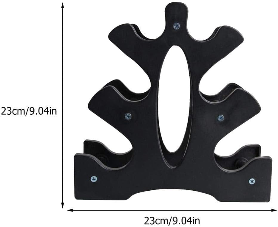 BESPORTBLE 3 Tier Dumbbell Rack: Tree Shape Dumbbell Storage Rack for Home Gym, Exercise