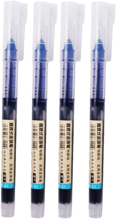 CCINEE16 Pieces Straight Liquid Neutral Pen, 0.5mm nib Writing Pen for Office Stationery Supplies (Blue)