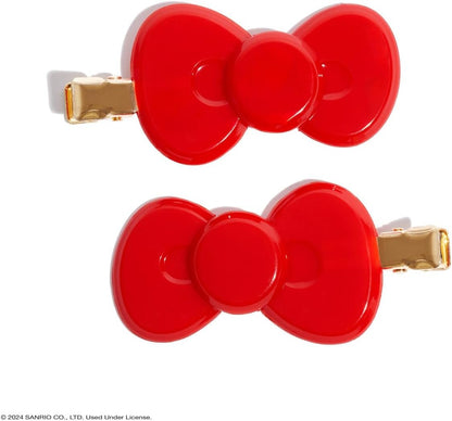 Hello Kitty x Kitsch Creaseless Hair Pins - No Crease Hair Clips for Makeup | No Bend Hair Clips for Styling | Stylish Makeup Hair Clips & Hair Styling Clips | Pin Curl Clips for Hair, 2pc Set