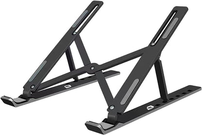 Laptop Liftable Desktop Mount - Cooling Laptop Bracket,Silicone Non-Slip Notebook Riser Mount for Notebook, Laptop, Computer, Tablet, PC