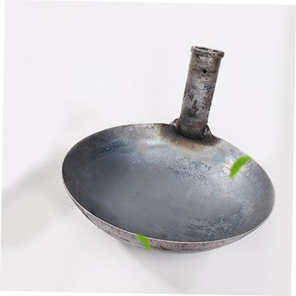 Milisten Garden Iron Water Ladle Scoop Ergonomic Long Handle Capacity Practical Tool for Watering Feeding and Material Handling Kitchen and Garden Use Easy to Clean