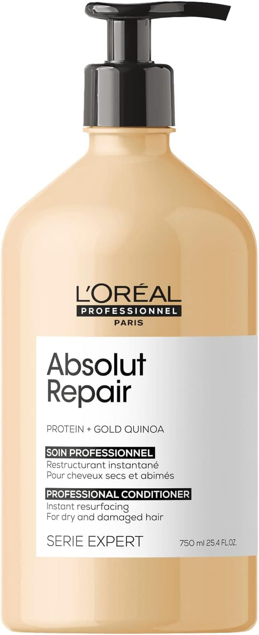 L'Oreal Professionnel Serie Expert Absolut Repair Protein + Gold Quinoa Conditioner 750 ml