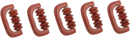 CALLARON 5 Pezzi Massaggiatore in Legno Massager Massaggiatore Per Il Mal Di Schiena Posteriore Massaggiante Muscolo Del Corpo Per Le Gambe Di Legno