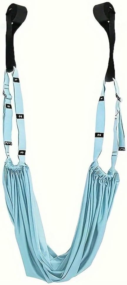 ZBDZSW 1 pz Yoga Stretch Strap con Ancoraggio per Porta Pilates Fitness Training Rope Home Gym Equipment Adjustable Workout Stretch Strap