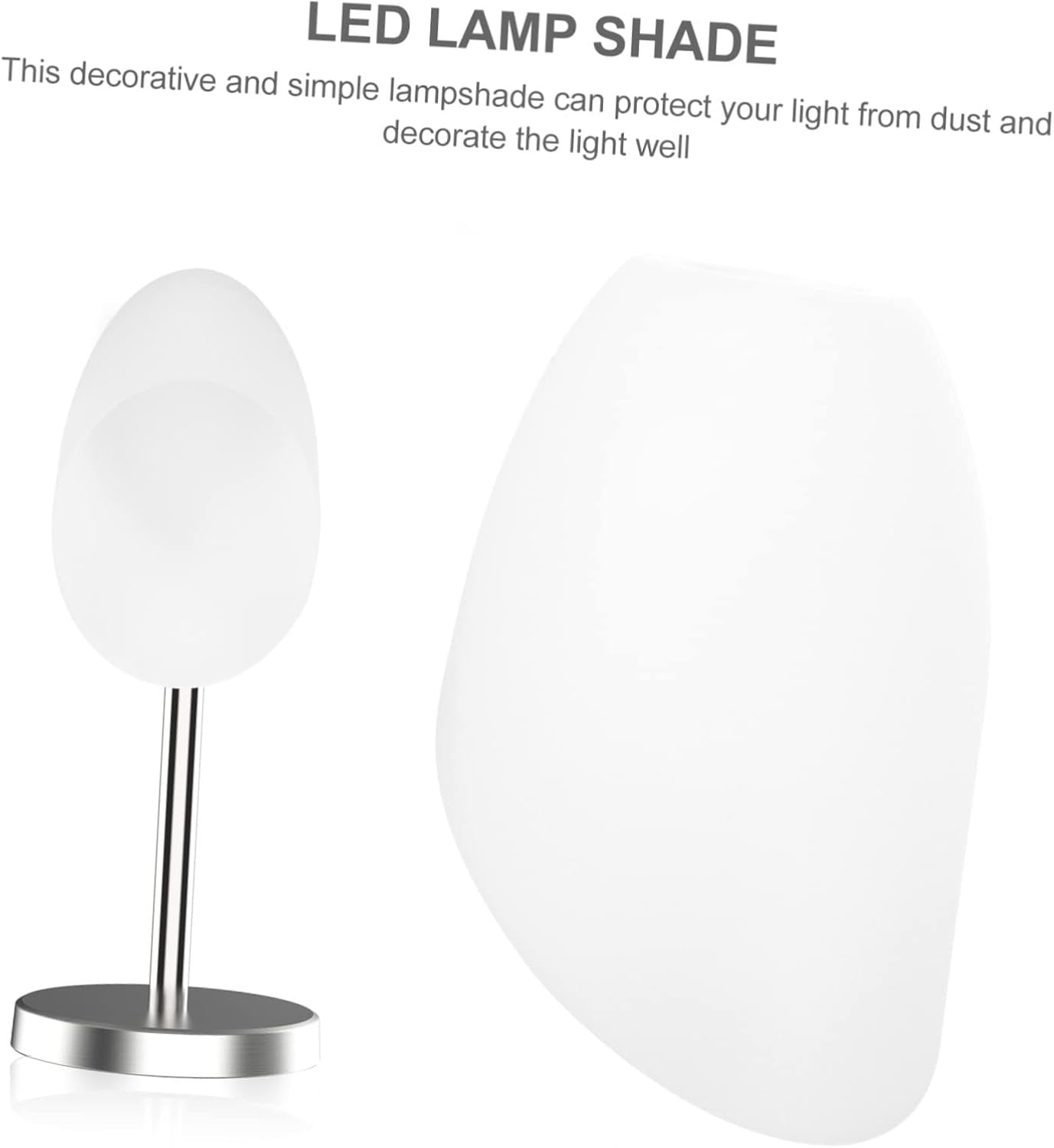 HONMEET Home Office Lighting Upgrade 6 Pack Horseshoe Lamp Shades Replacement Desk Lamp Cover