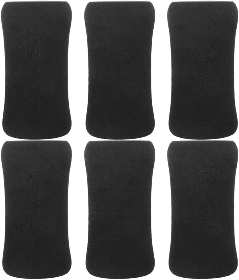SUPVOX 6 Pcs Foam Foot Pads Rollers Machine Tube Leg Foam Roller Pad Replacement for Home Gym Exercise Machines Equipments