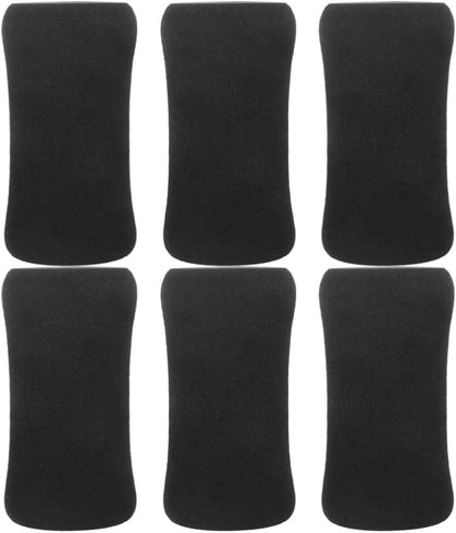 SUPVOX 6 Pcs Foam Foot Pads Rollers Machine Tube Leg Foam Roller Pad Replacement for Home Gym Exercise Machines Equipments