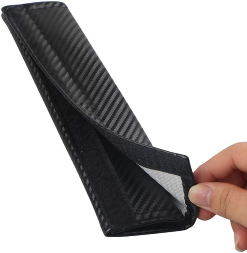 2 Pieces Seat Belt Pads, for Ford ST Carbon Fibre Seat Belt Cover Logo Car Interior Styling Accessories