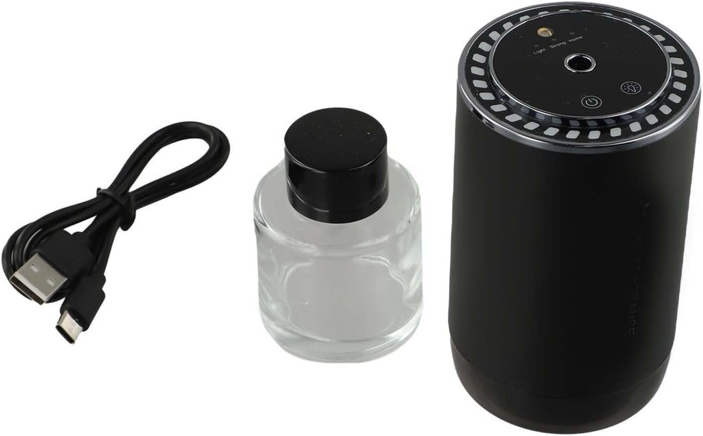 Car Fragrance diffusers, Air fresheners, Air Humidifier, Car Freshener Purifier Smart Aroma Diffuser Mist Humidifier Oil Diffuser for Vehicle, 3-Level Adjustable