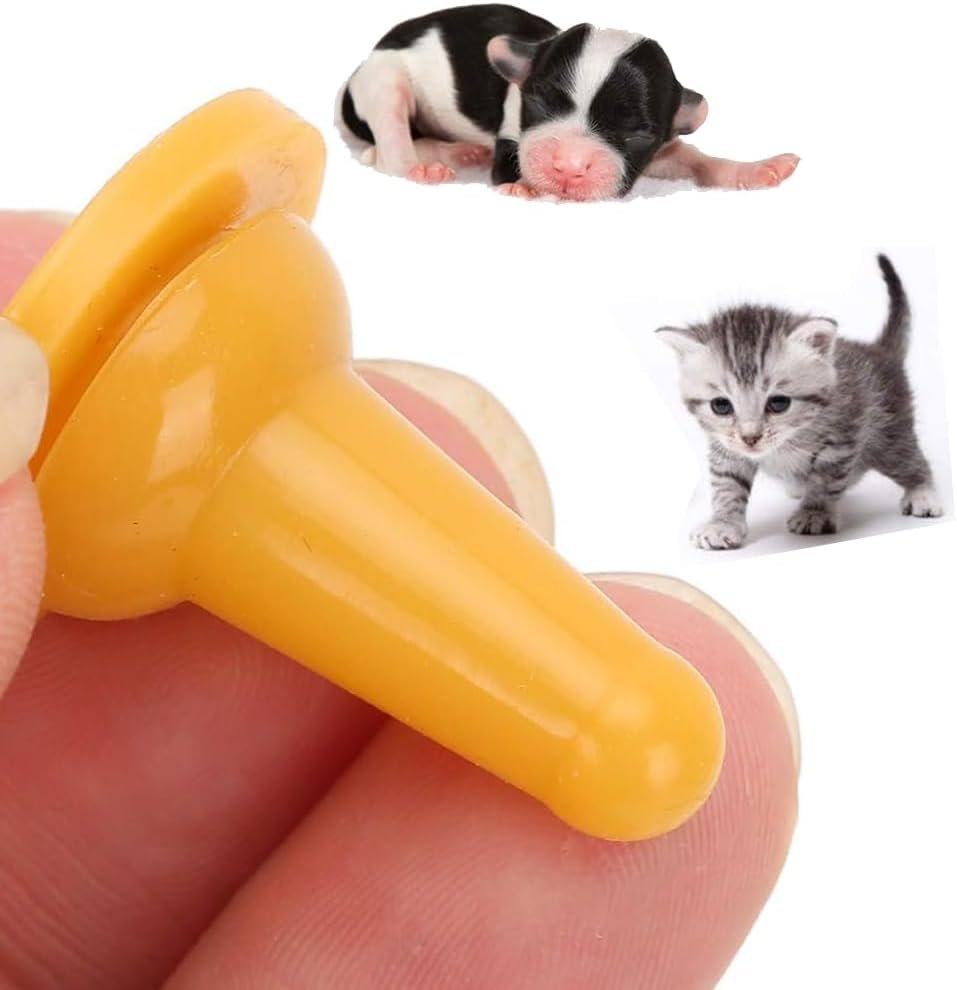 3Pcs Pet Nursing Bottle Nipple Feeding Bottle for Newborn Animals,Pet Nursing Bottle Mini Nipple Feeding Bottles.
