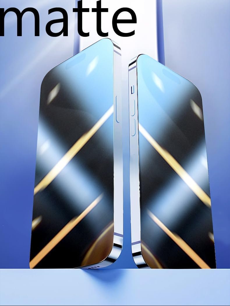 JELLYEA 3 Pack Matte Tempered Glass for iPhone 16 Pro Max Matte Screen Protector Anti-Glare Anti-Fingerprint Anti-Scratch Case Friendly Bubble Free for Apple iPhone 16 Pro Max, 6.9”