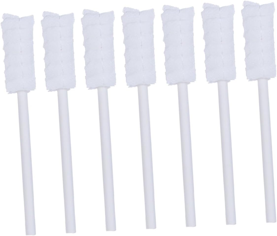 SOPOTUTU 10pcs Gauze Oral Care Cleaning Brushes for Soft Absorbent Safe Mouth Hygiene Tool for Boys White