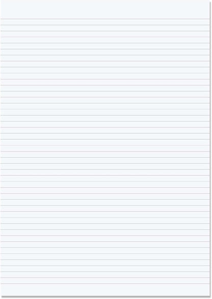 RHINO Stationery A4 Exercise Paper | 500 Sheets | Loose Leaf Paper | 6mm Lined Paper with Margin | Educational Standard